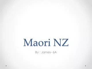 Maori NZ