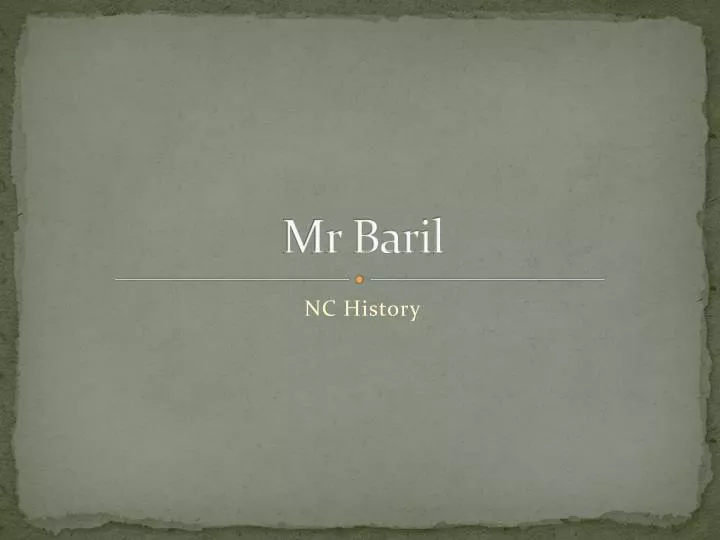 mr baril