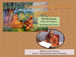Srimad Bhagavatam 1.7.55-58