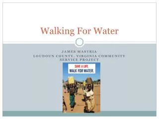 Walking For Water