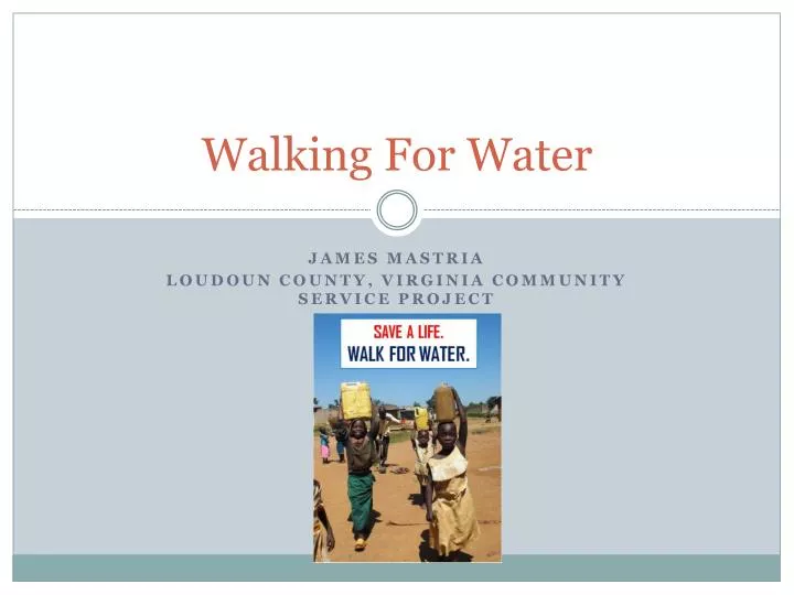 walking for water