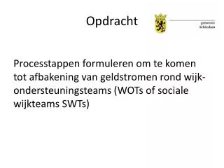 opdracht