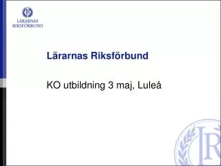 l rarnas riksf rbund