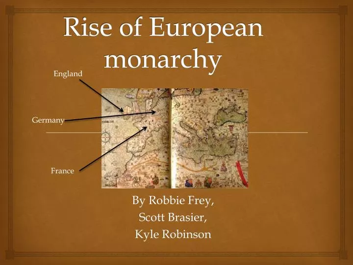 rise of european monarchy