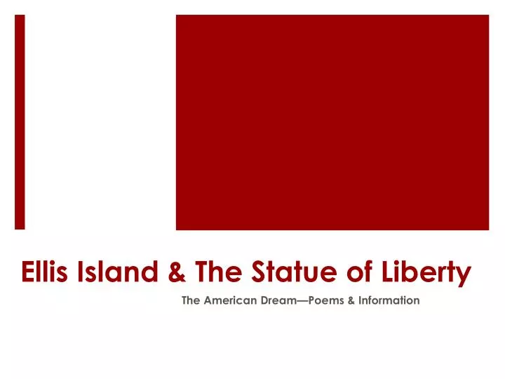 ellis island the statue of liberty