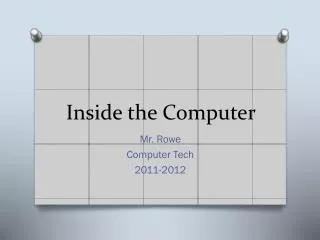 inside the computer
