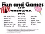 Fun and Games - slide 1