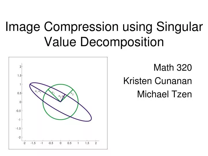 image compression using singular value decomposition