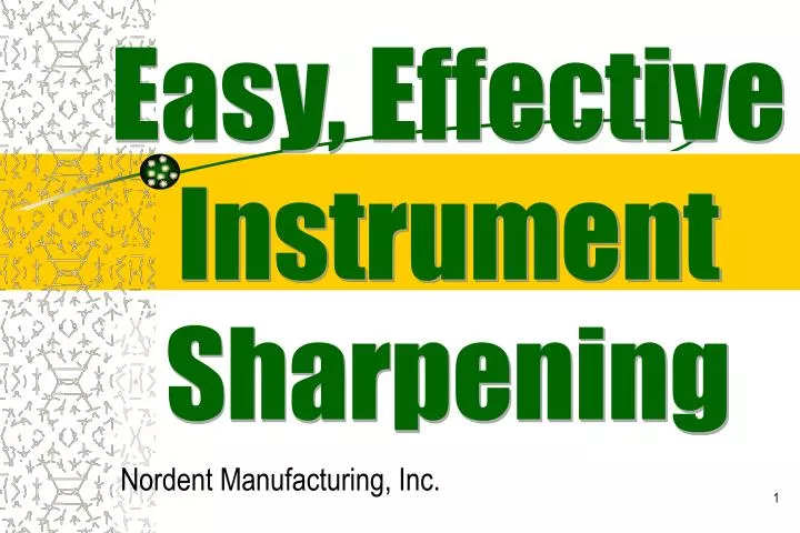 nordent manufacturing inc