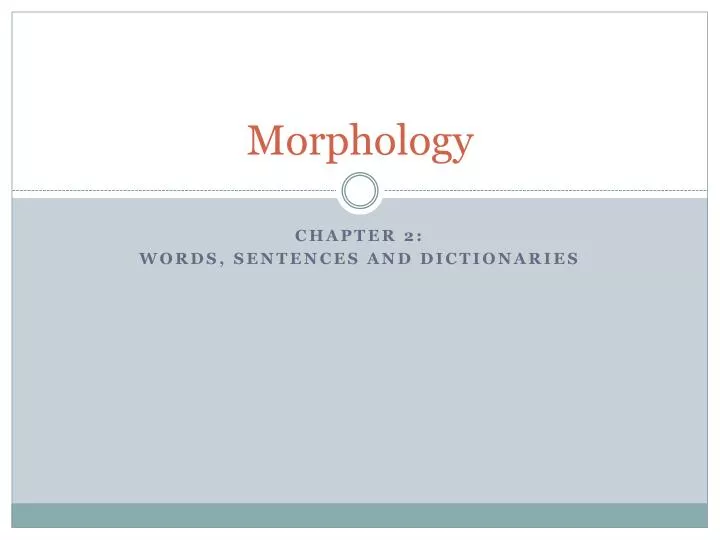 morphology