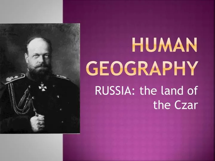 human geography