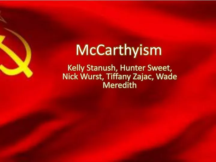 mccarthyism