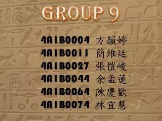 Group 9