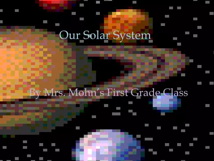 our solar system