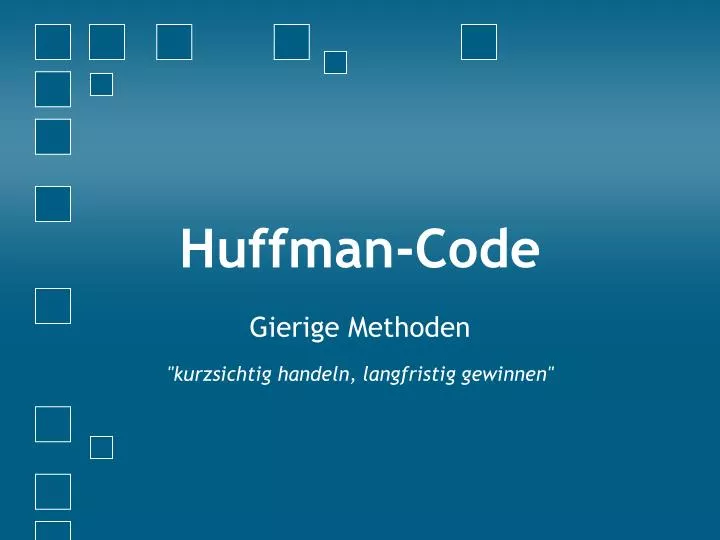 huffman code