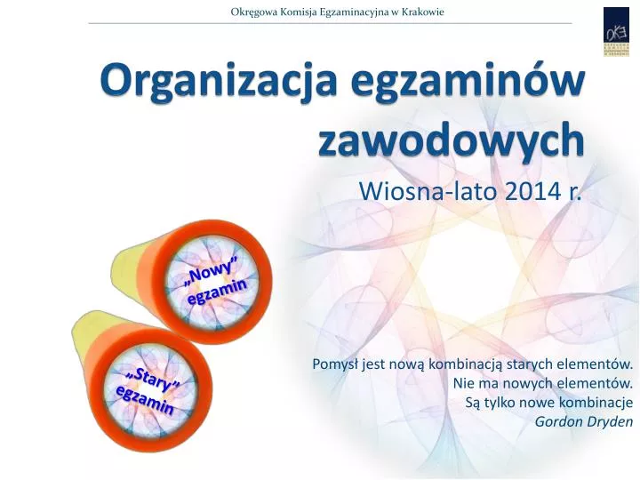 organizacja egzamin w zawodowych