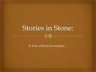 Stories in Stone: