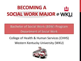 Becoming a social work major @