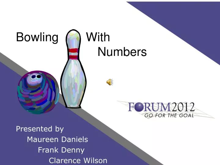 bowling with numbers