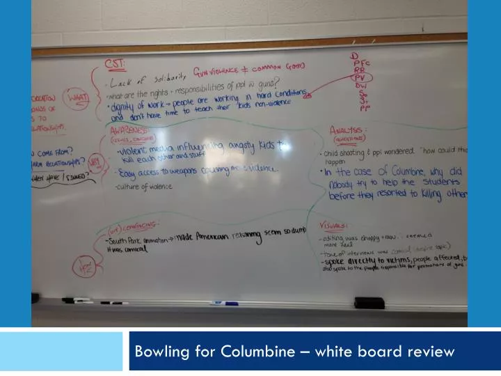 bowling for columbine white board review