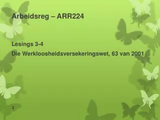 Arbeidsreg – ARR224