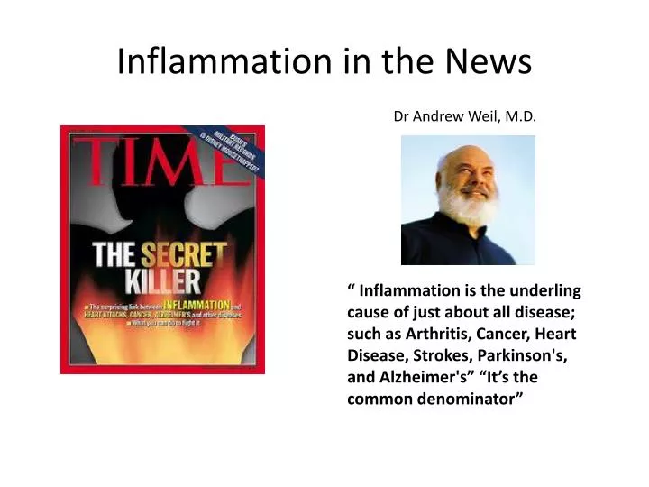 inflammation in the news