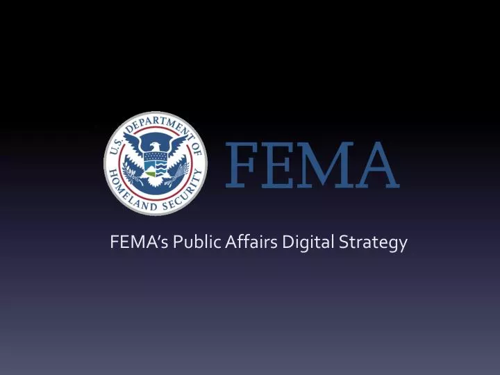 fema s public affairs digital strategy