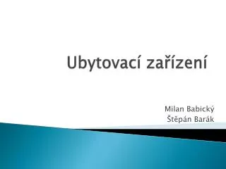 ubytovac za zen
