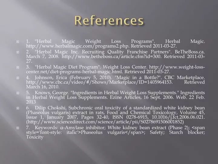 references