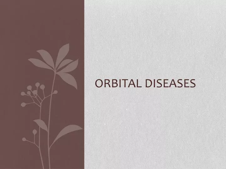 orbital diseases