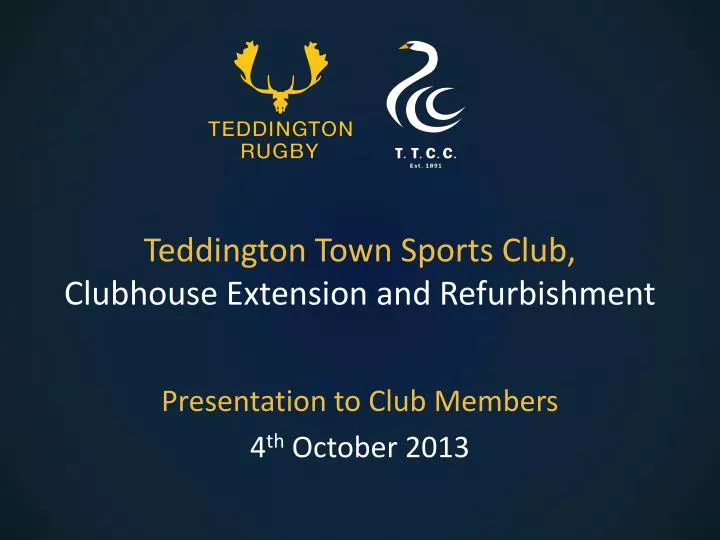 teddington town sports club clubhouse extension and refurbishment