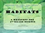 Habitats - slide 1