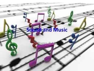 sound and music