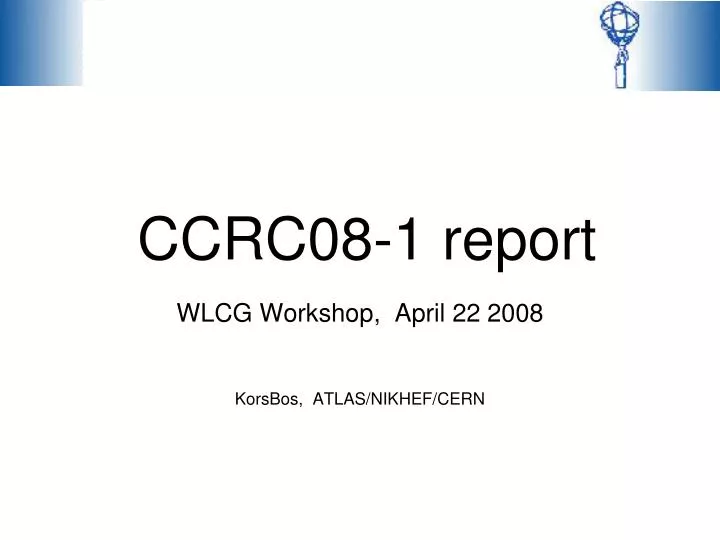 ccrc08 1 report