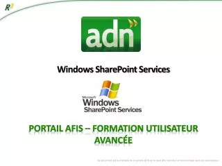 windows sharepoint services portail afis formation utilisateur avanc e