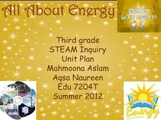 All About Energy