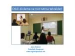 Etkili dinleme ve not tutma teknikleri - slide 1
