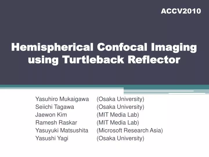 hemispherical confocal imaging using turtleback reflector