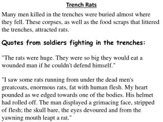 Trench Rats