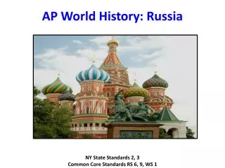 AP World History: Russia