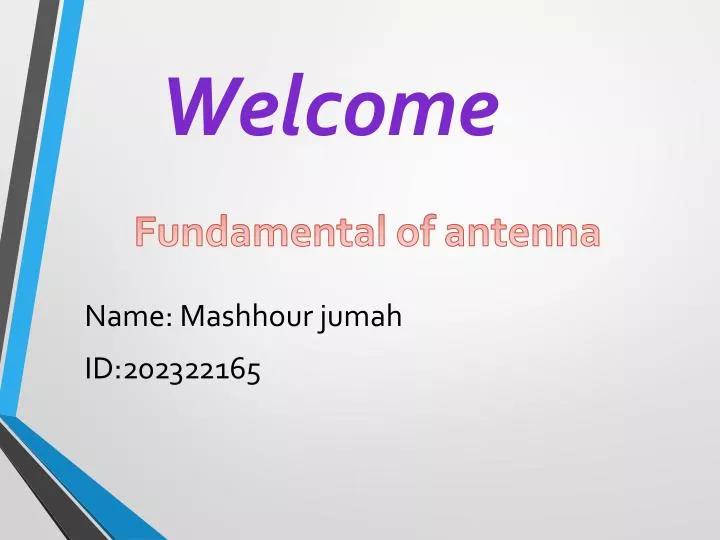 fundamental of antenna