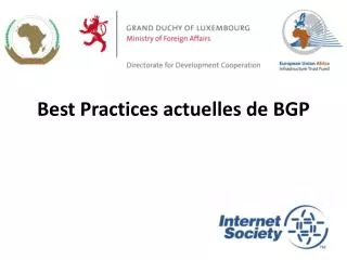 best practices actuelles de bgp