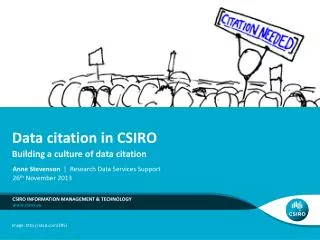 Data citation in CSIRO