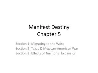 Manifest Destiny Chapter 5