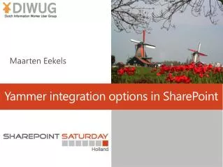Yammer integration options in SharePoint