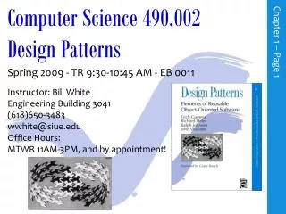 Computer Science 490.002 Design Patterns