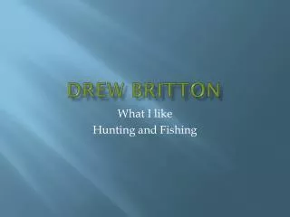 Drew Britton