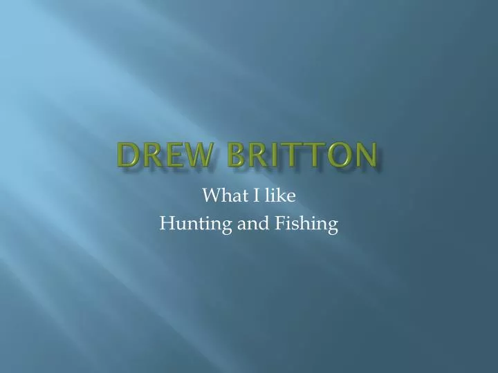 drew britton