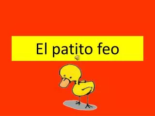 el patito feo