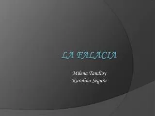 la falacia
